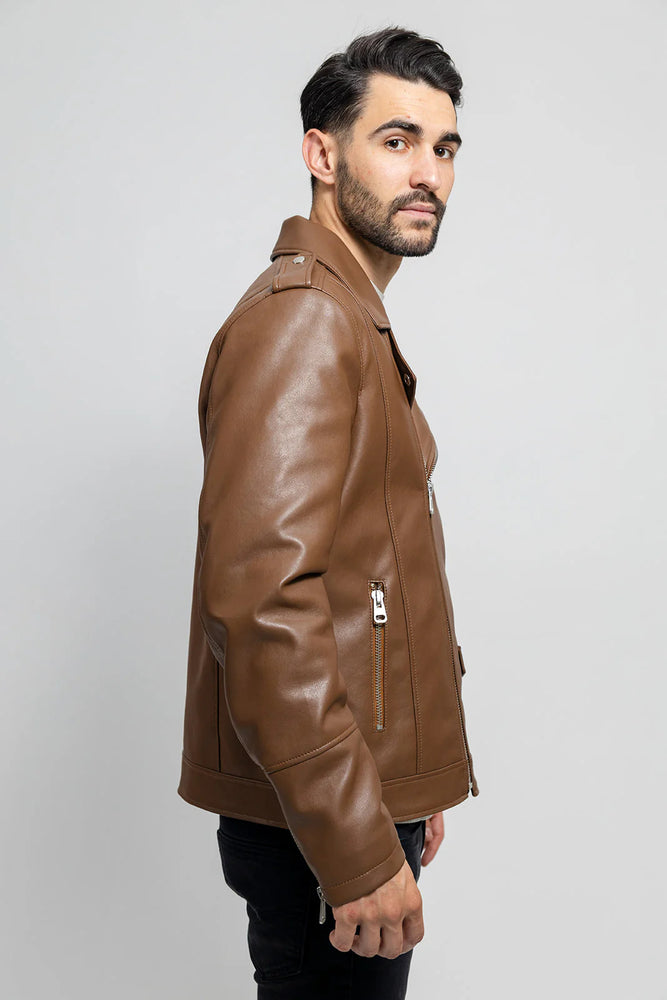 Axis Vegan Faux Leather Jacket