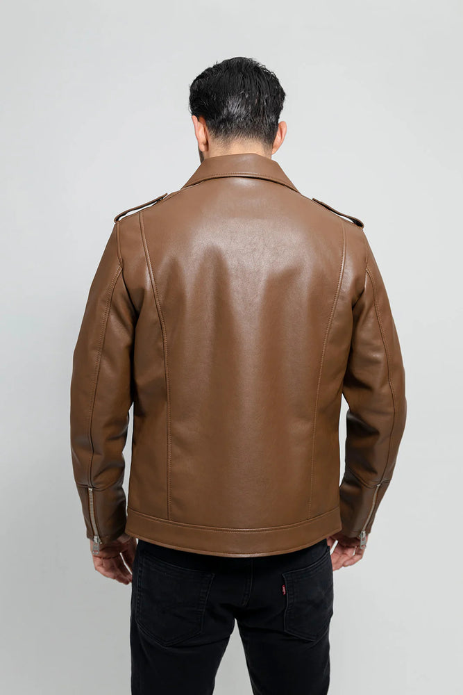 Axis Vegan Faux Leather Jacket