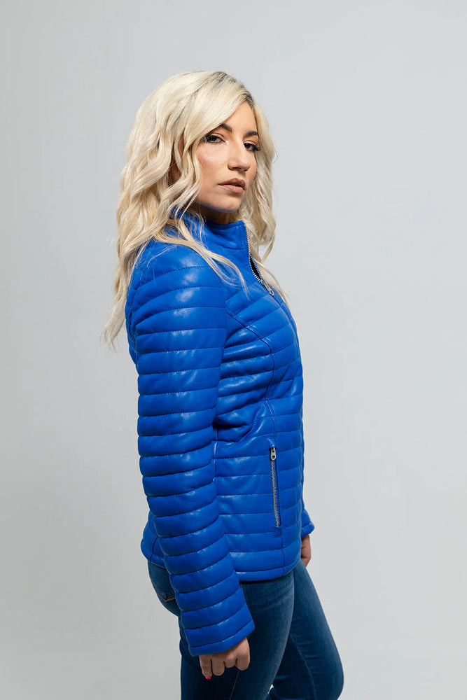 EcoLuxe Women's Vegan Faux Leather Jacket