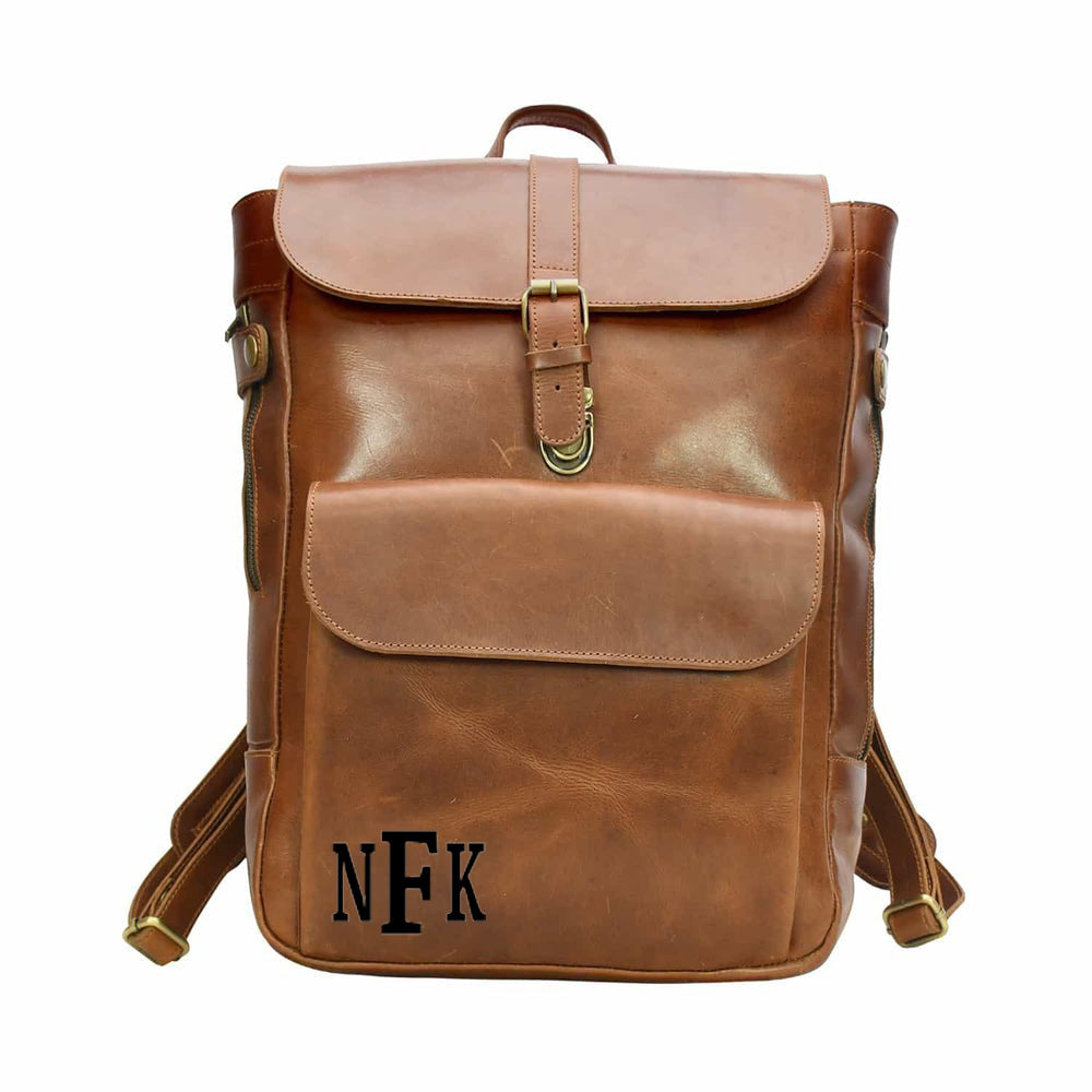 Traveler Leather Backpack