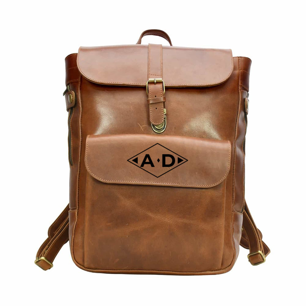 Traveler Leather Backpack