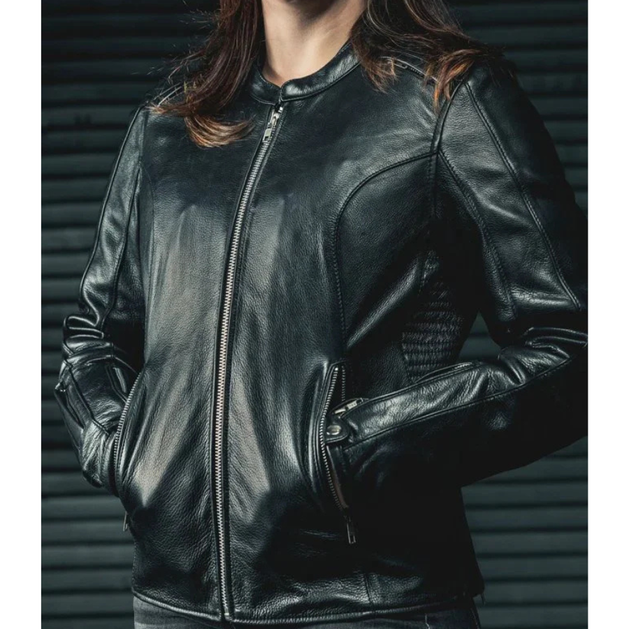 Drift Couture Women's Motorcycle Leather Jacket