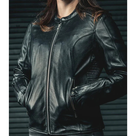 Drift Couture Women's Motorcycle Leather Jacket