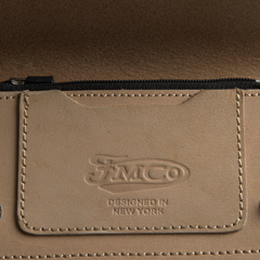 Natural Small Leather Trucker Wallet