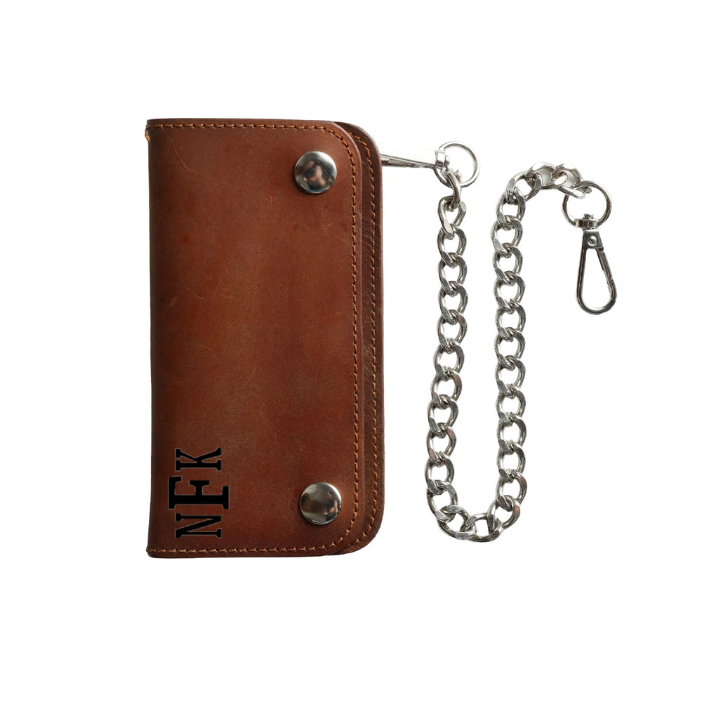 Amber Small Leather Trucker Wallet
