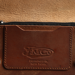 Amber Small Leather Trucker Wallet