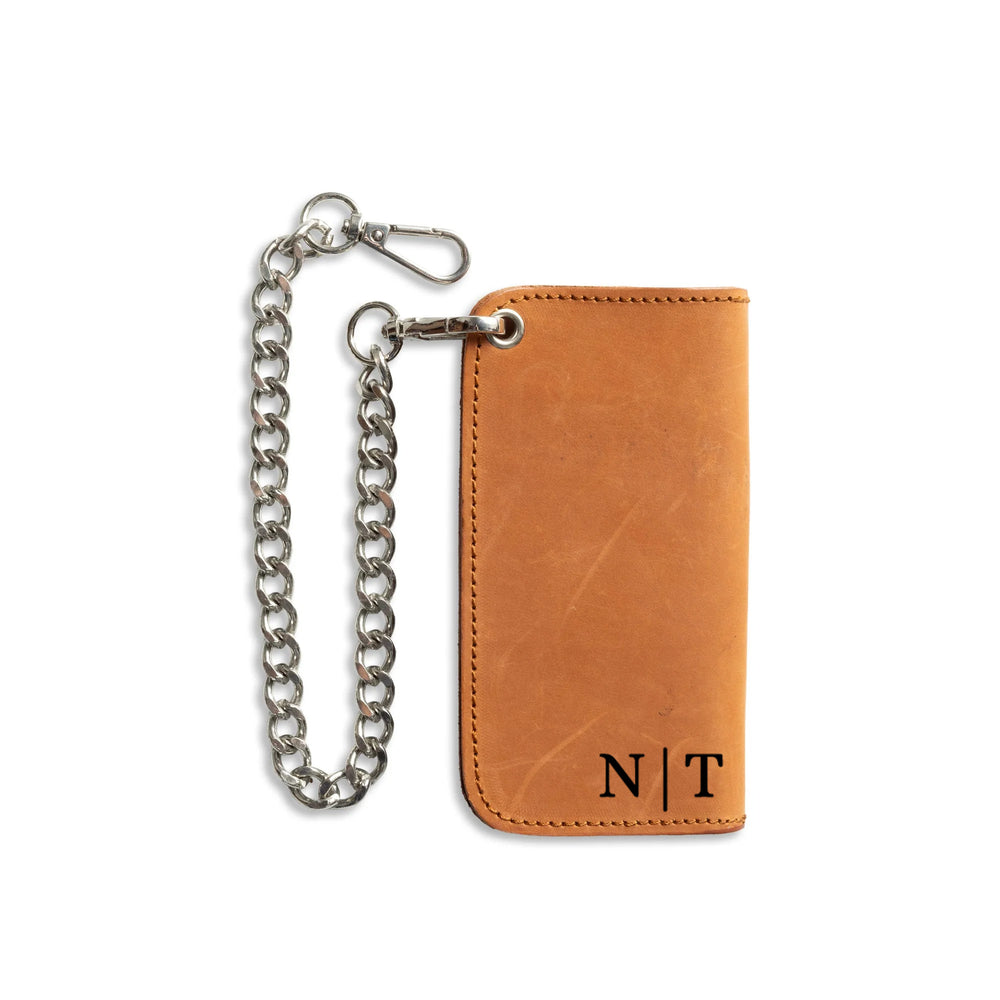 SMALL TRUCKER - Vegetable Tanned Leather Wallet Heritage Rust