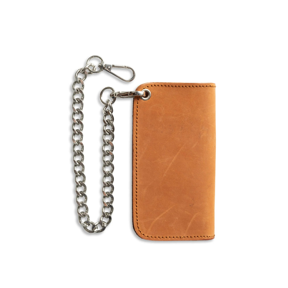 SMALL TRUCKER - Vegetable Tanned Leather Wallet Heritage Rust