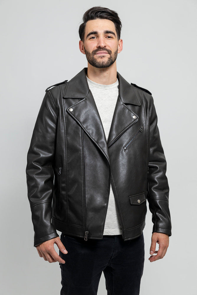 Axis Vegan Faux Leather Jacket