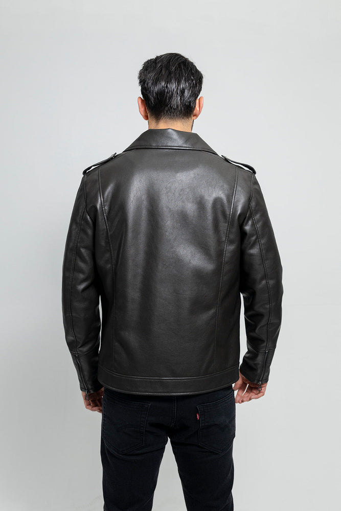 Axis Vegan Faux Leather Jacket