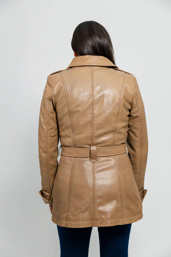 Bryant Breeze Leather Trench Coat