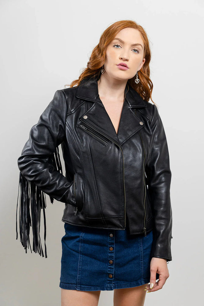 Jetset Rebel Womens Fashion Leather Jacket