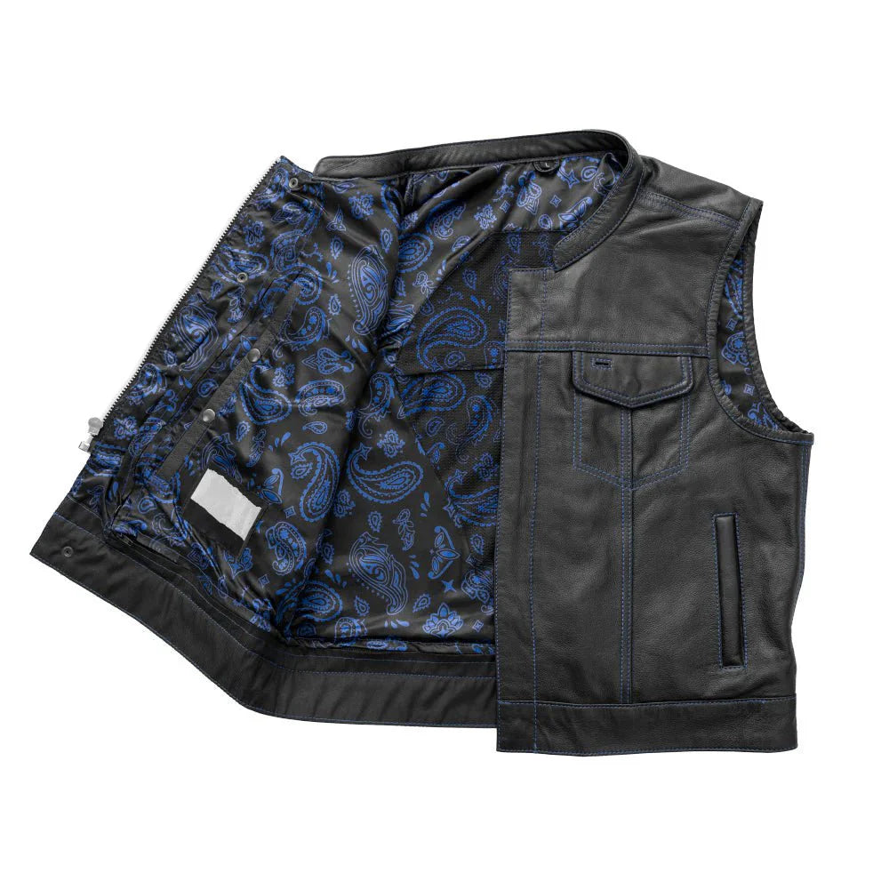 Empire Edge Men's Motorcycle Leather Vest