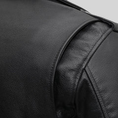 Siren Black Women's Motorcycle Leather Jacket