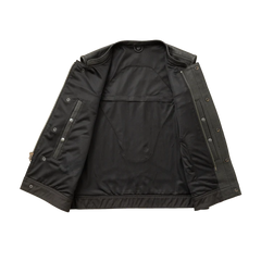 Hudson Rebel Men's Perforated Motorcycle Leather Vest