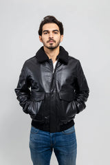 Canyon Cruze Bomber Men's Fashion Leather Jacket