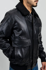Canyon Cruze Bomber Men's Fashion Leather Jacket