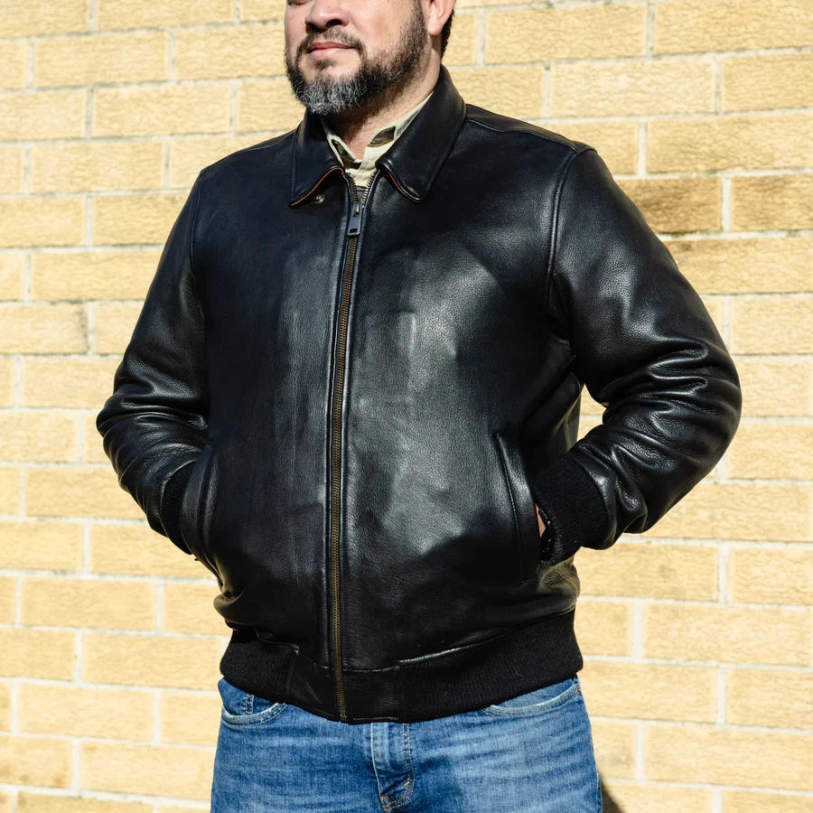 MotoRogue Bomber Men's Leather Jacket