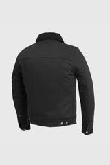 Redwood Rebel Mens Faux Shearling Twill Jacket