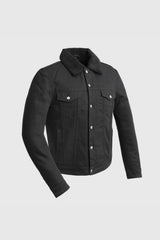 Redwood Rebel Mens Faux Shearling Twill Jacket