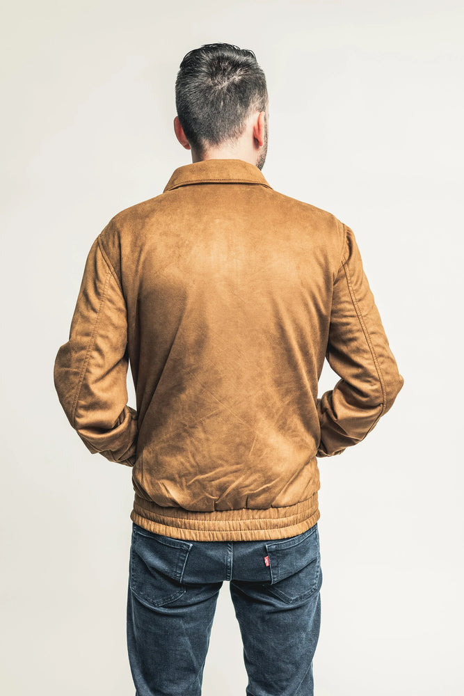 Midtown Men's Vegan Faux Suede Jacket