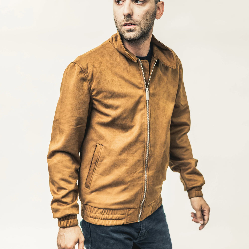 Midtown Men's Vegan Faux Suede Jacket