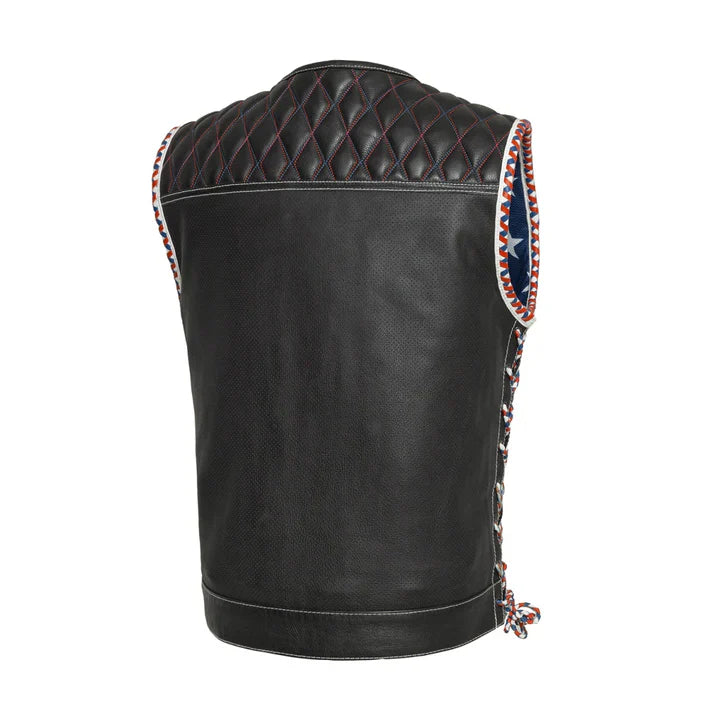 Empire Edge Men's Motorcycle Leather Vest
