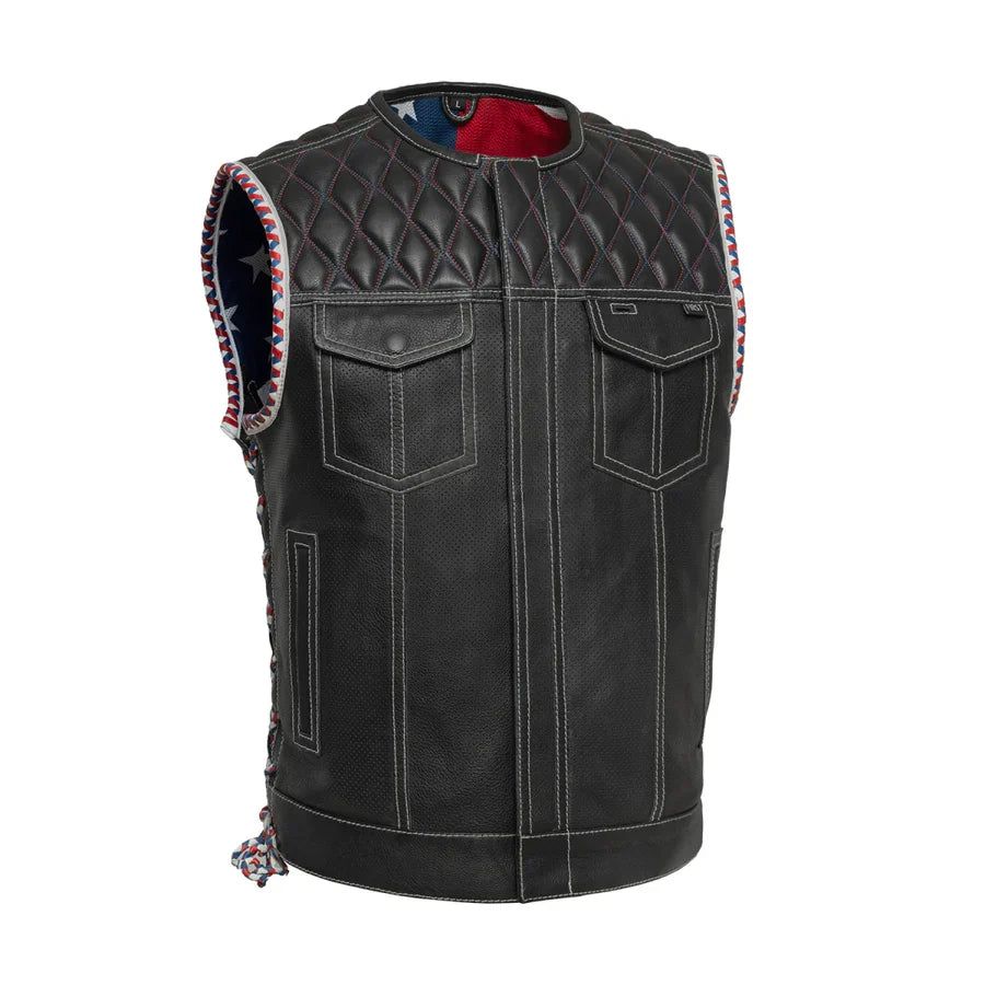 Empire Edge Men's Motorcycle Leather Vest