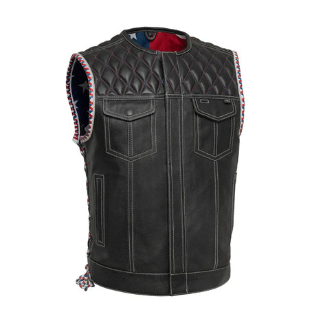 Empire Edge Men's Motorcycle Leather Vest