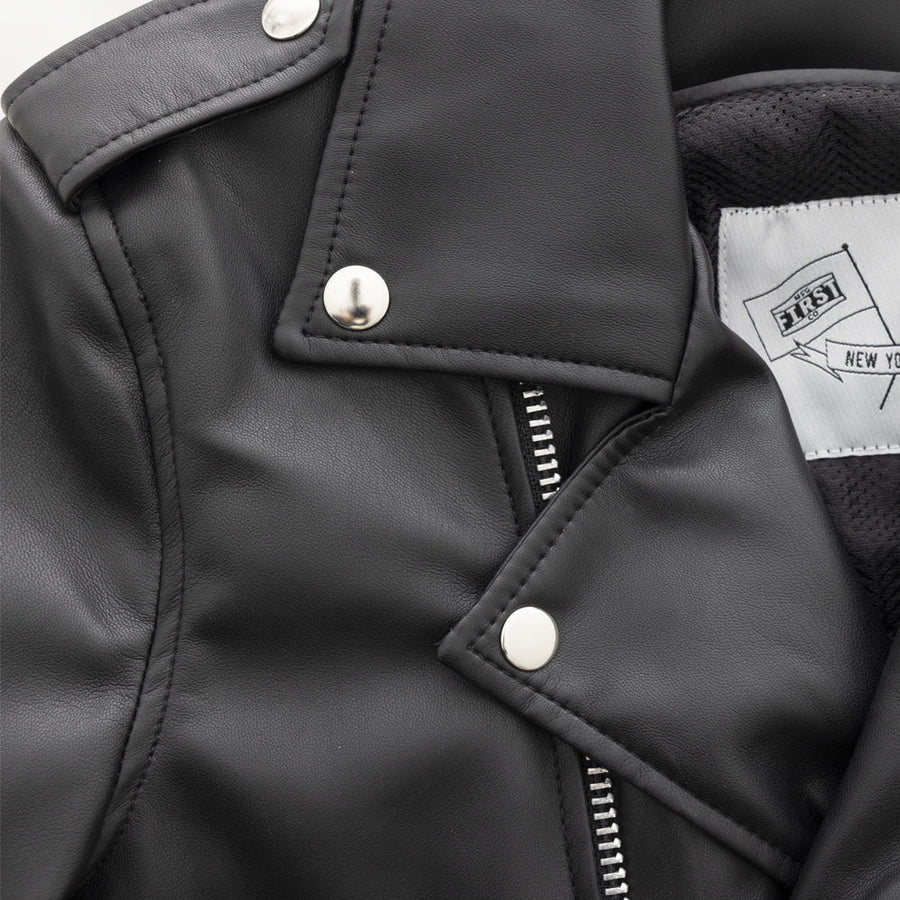 Shockwave Chic Women's Vegan Leather Motorcycle Jacket