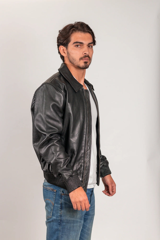 ToughThread Men's Fashion Leather Jacket