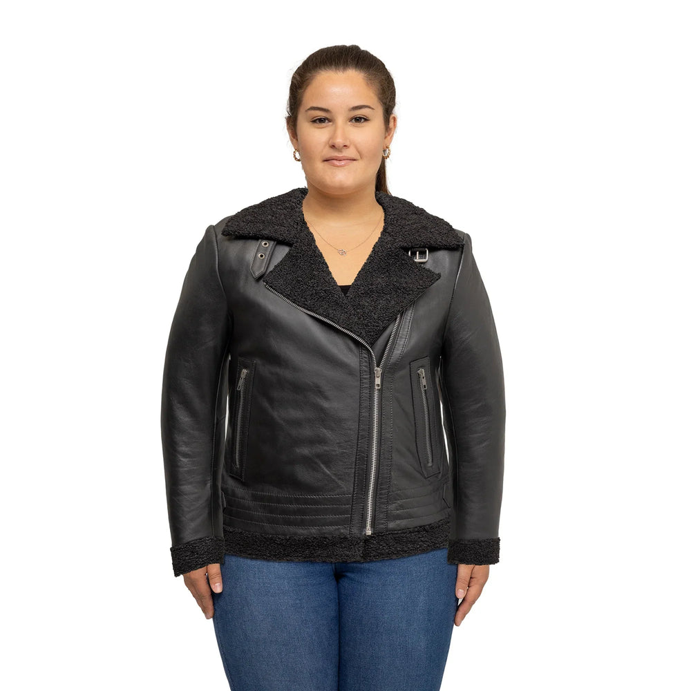 MetroMuse Women's Leather Jacket