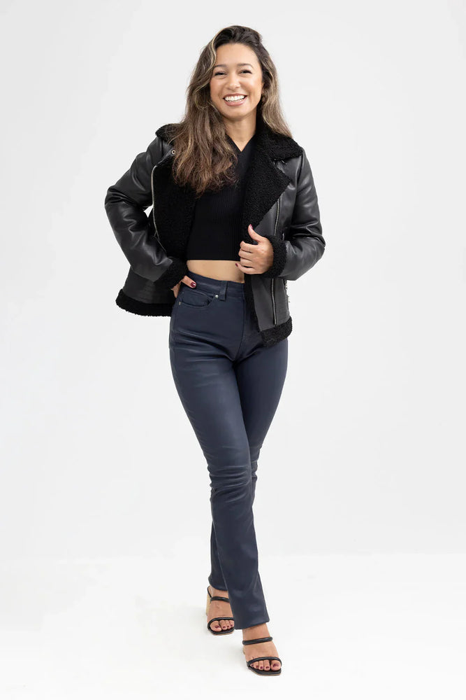 MetroMuse Women's Leather Jacket