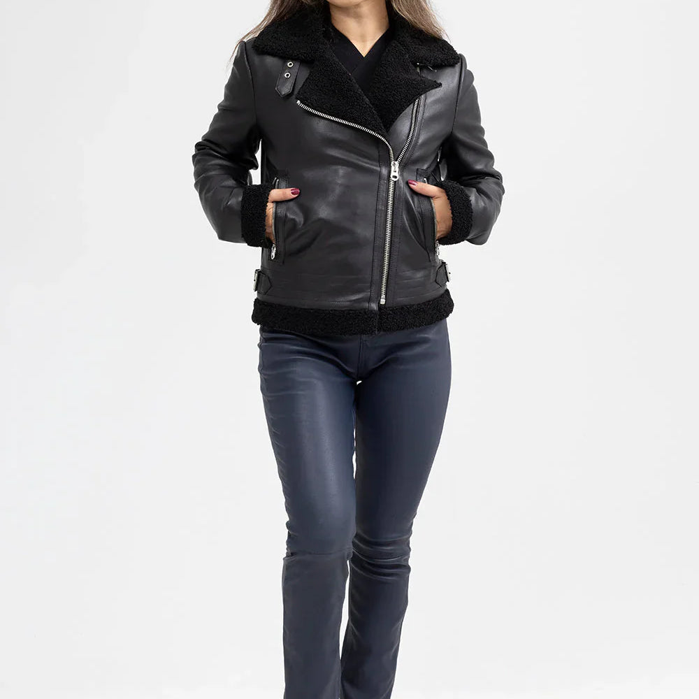 MetroMuse Women's Leather Jacket