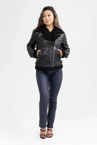 MetroMuse Women's Leather Jacket
