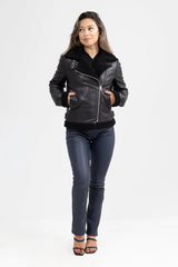 MetroMuse Women's Leather Jacket