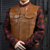 Lowside Men's Motorcycle Leather Vest