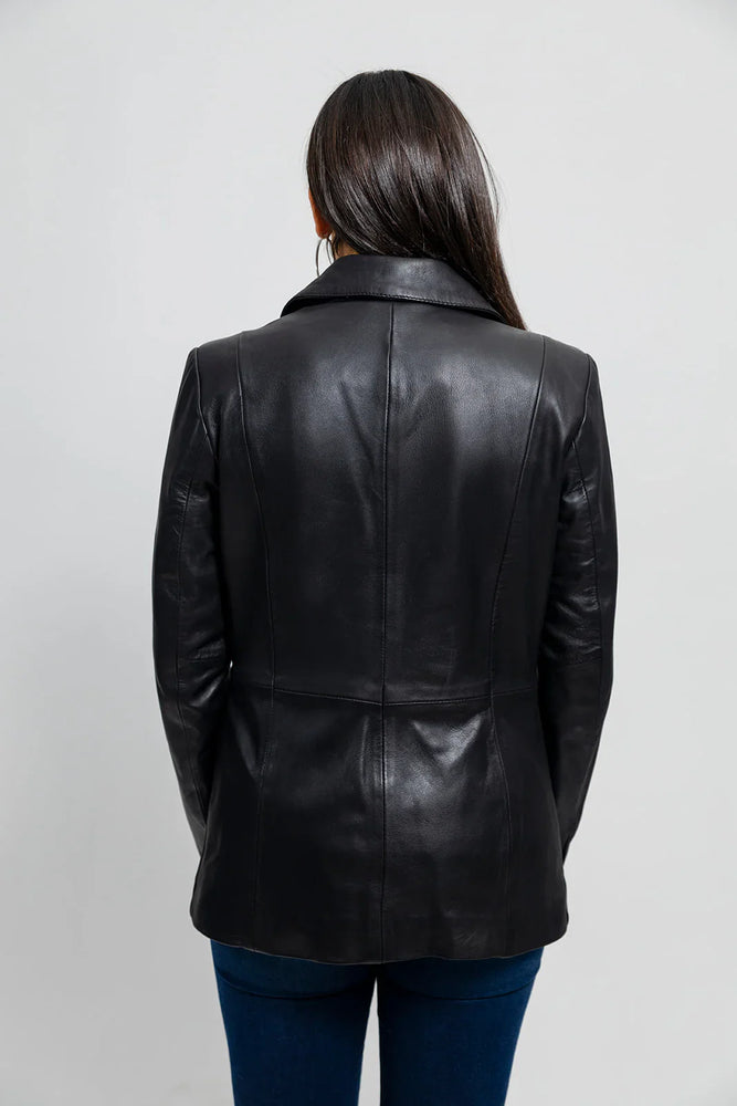 PulsePoint Womens Fashion Leather Jacket