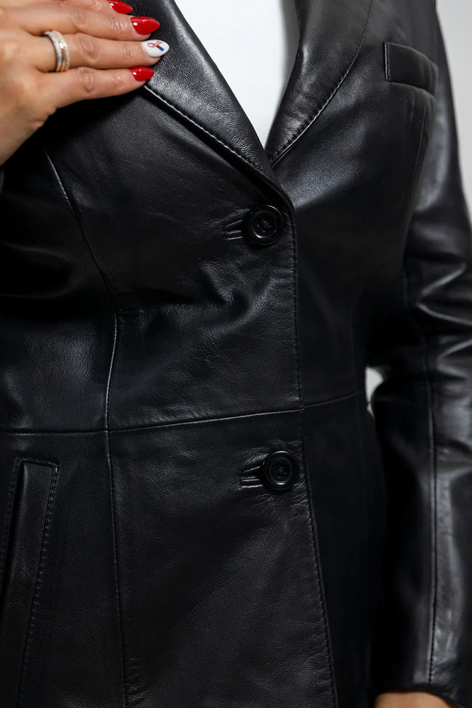 PulsePoint Womens Fashion Leather Jacket