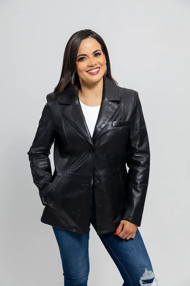 PulsePoint Womens Fashion Leather Jacket