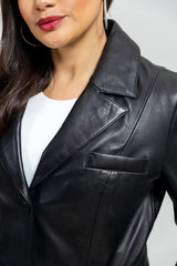 PulsePoint Womens Fashion Leather Jacket