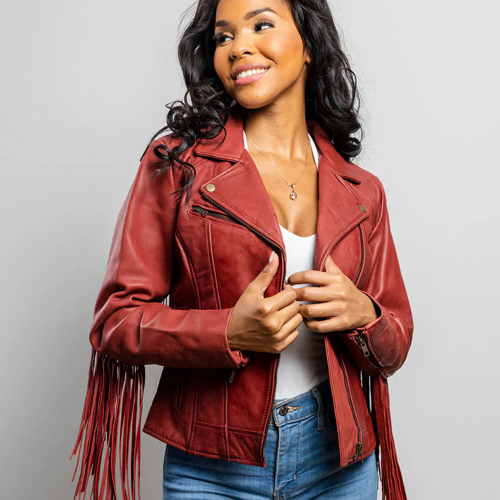 Jetset Rebel Womens Fashion Leather Jacket