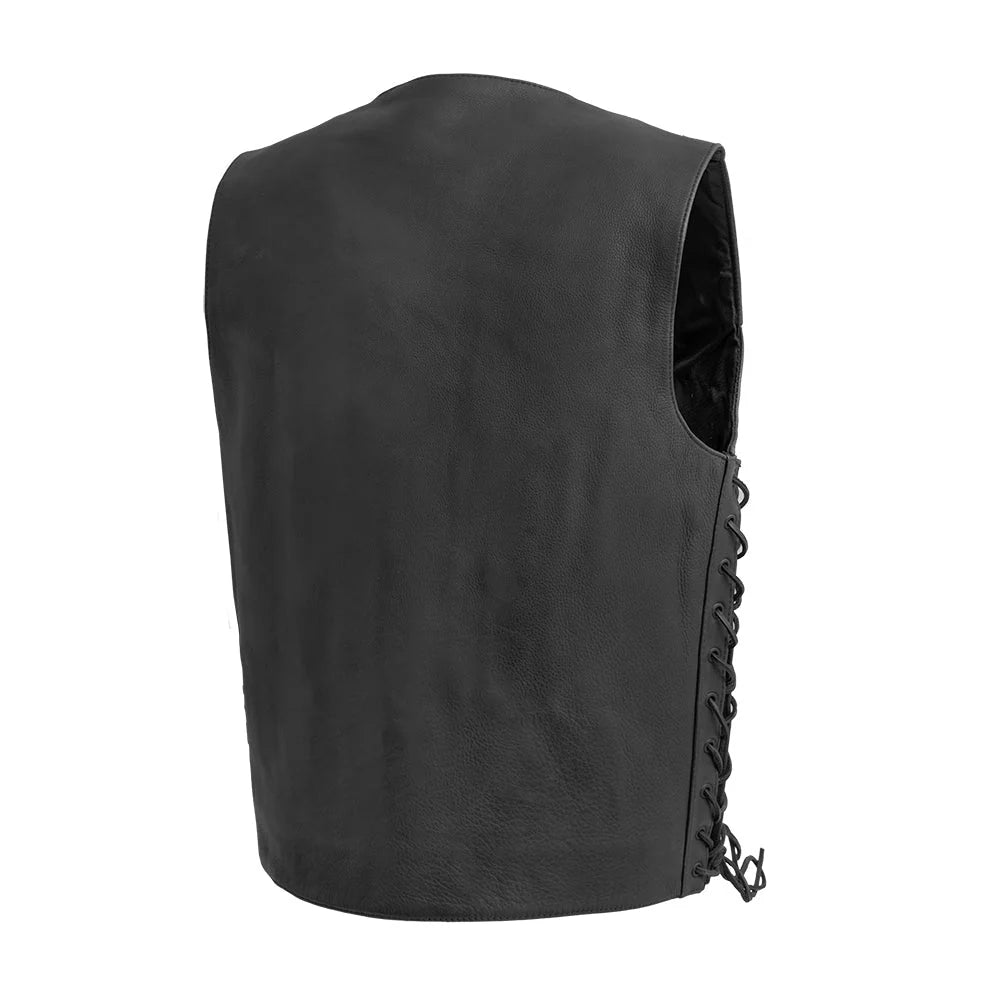 Shadow Reaper Men's Motorcycle Leather Vest
