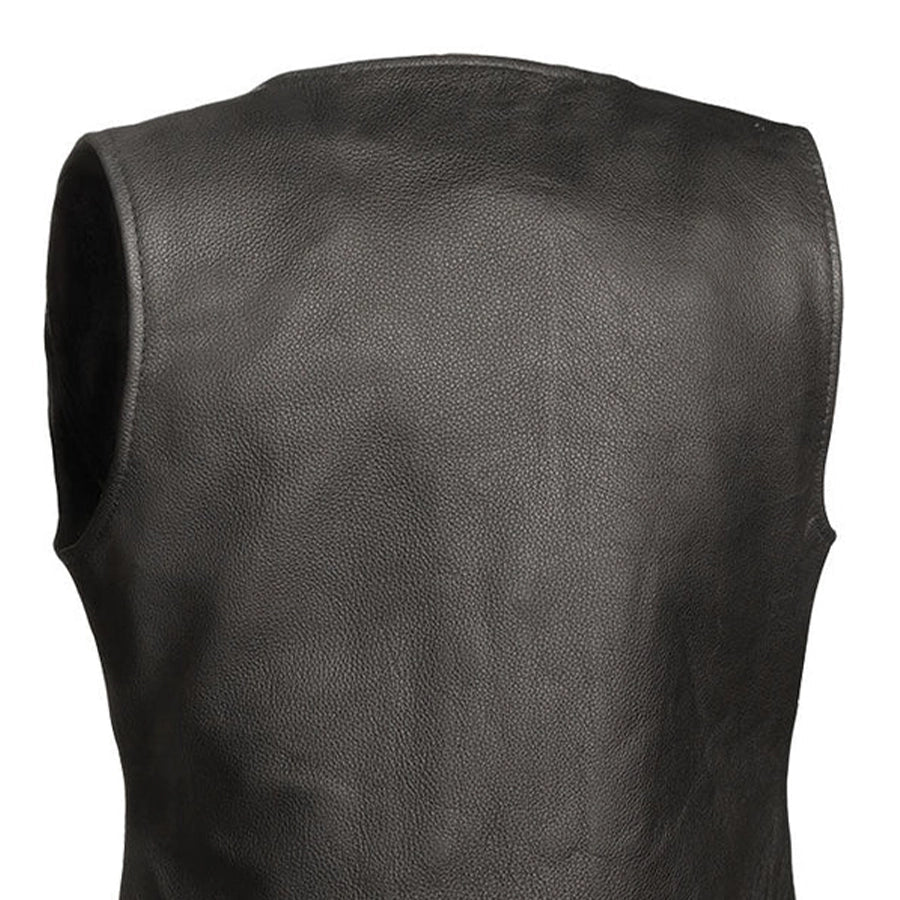 Crimson Asphalt Women's Motorcycle Leather Vest