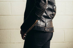 Mystic Chrome Women's Motorcycle Leather Jacket