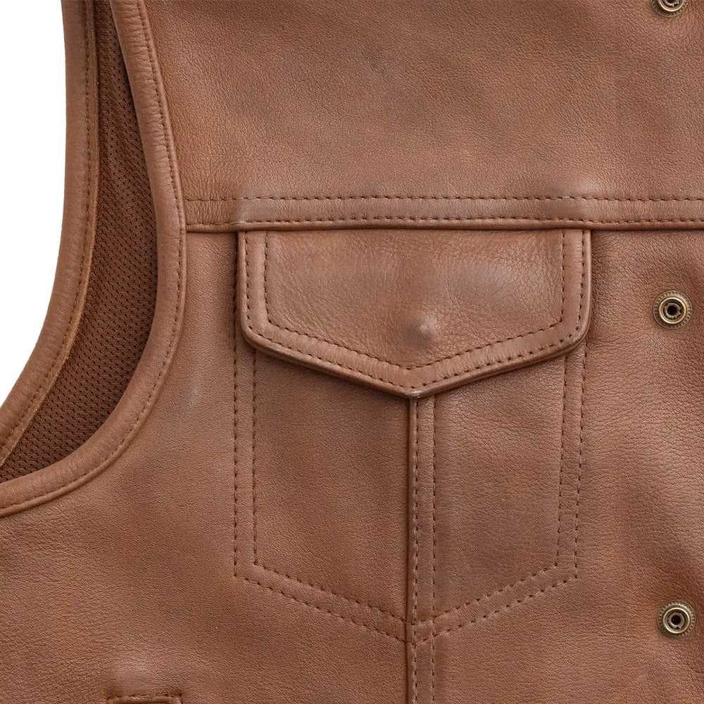 Lowside Men's Motorcycle Leather Vest