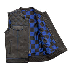 Steele Phantom Men's Motorcycle Leather Vest