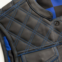 Steele Phantom Men's Motorcycle Leather Vest