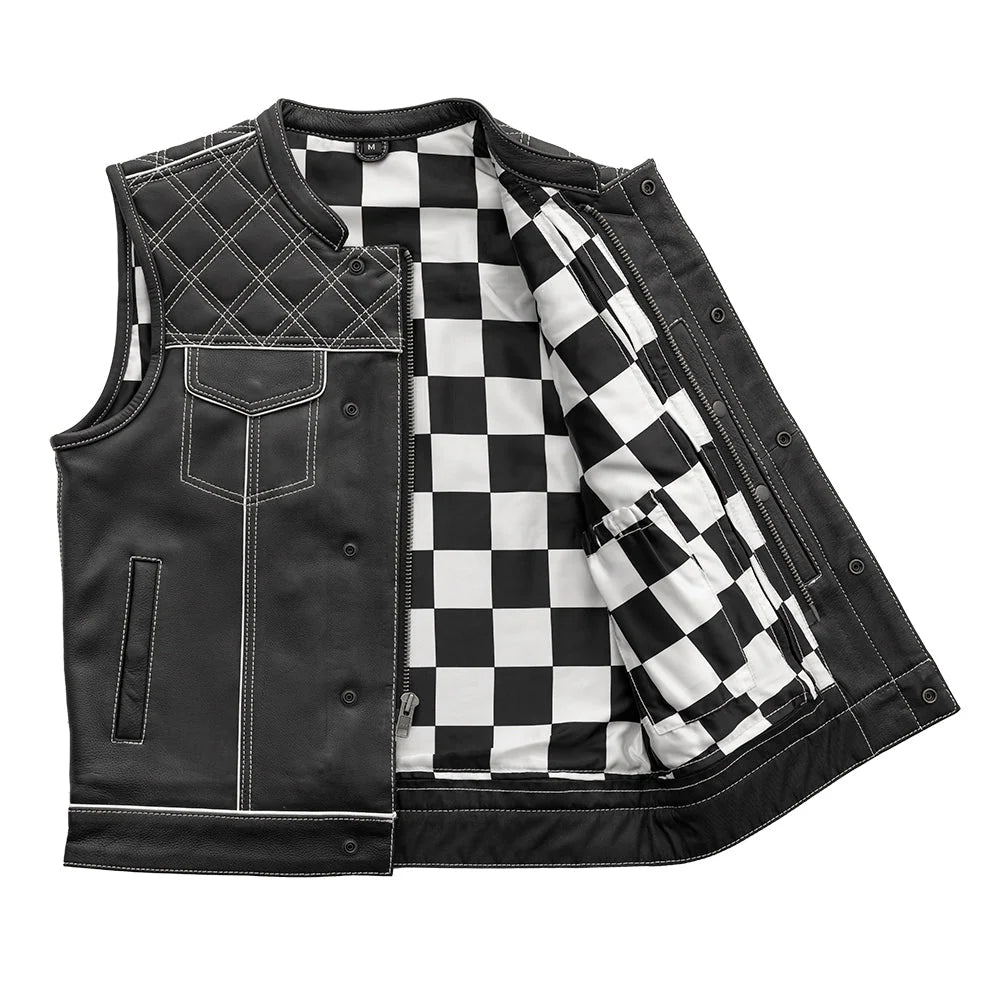Rogue Rider Vest Men's Motorcycle Leather Vest