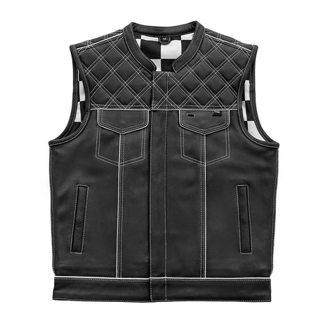 Rogue Rider Vest Men's Motorcycle Leather Vest